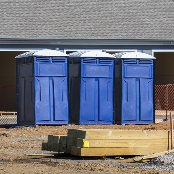 what is the expected delivery and pickup timeframe for the portable restrooms in West Milford WV